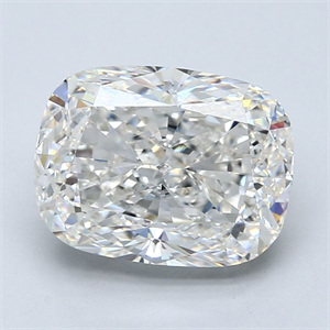 Picture of Natural Diamond 5.01 Carats, Cushion with  Cut, F Color, VVS2 Clarity and Certified by GIA