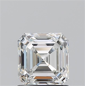 Foto Diamante Natural 1.20 quilates, Asscher , Color H, claridad VVS1 y certificado GIA de