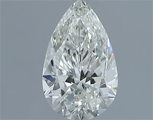 Picture of Natural Diamond 0.60 Carats, Pear with  Cut, I Color, VVS2 Clarity and Certified by IGI