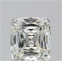 Diamante Natural 1.22 quilates, Del cojín , Color J, claridad VVS2 y certificado GIA