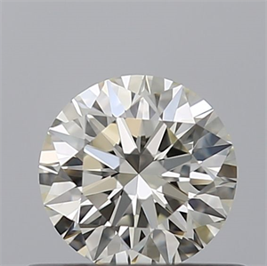 Picture of Natural Diamond 0.44 Carats, Round with Excellent Cut, I Color, IF Clarity and Certified by IGI