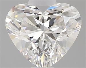 Picture of Natural Diamond 0.36 Carats, Heart with  Cut, H Color, VS1 Clarity and Certified by GIA