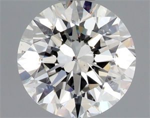Picture of Natural Diamond 1.01 Carats, Round with Excellent Cut, F Color, SI2 Clarity and Certified by GIA