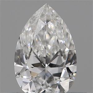 Foto Diamante Natural 0.14 quilates, De pera , Color E, claridad SI1 y certificado IGI de