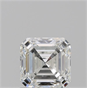 Diamante Natural 1.05 quilates, Asscher , Color H, claridad VVS1 y certificado GIA