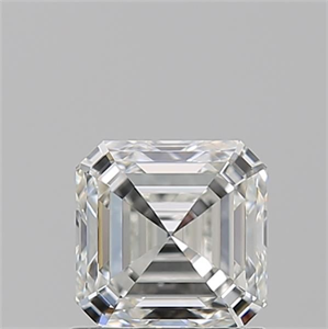 Foto Diamante Natural 1.05 quilates, Asscher , Color H, claridad VVS1 y certificado GIA de