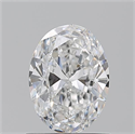Natural Diamond 0.98 Carats, Oval with  Cut, E Color, VS2 Clarity and Certified by GIA
