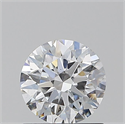 Natural Diamond 0.90 Carats, Round with Excellent Cut, D Color, SI1 Clarity and Certified by GIA