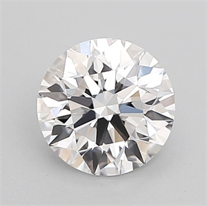 Picture of Lab Grown Diamond 1.08 Carats, Round with Excellent Cut, D Color, VVS2 Clarity and Certified by IGI