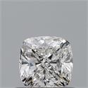 Natural Diamond 0.50 Carats, Cushion with  Cut, E Color, VVS1 Clarity and Certified by GIA
