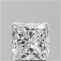 Natural Diamond 2.01 Carats, Princess with  Cut, G Color, VVS1 Clarity and Certified by GIA