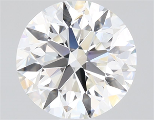 Picture of Natural Diamond 1.06 Carats, Round with Excellent Cut, H Color, VS2 Clarity and Certified by GIA