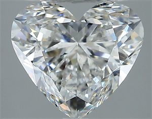 Picture of Natural Diamond 2.51 Carats, Heart with  Cut, F Color, SI1 Clarity and Certified by GIA