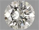 Natural Diamond 0.50 Carats, Round with Very Good Cut, K Color, VS1 Clarity and Certified by GIA