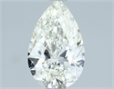 Natural Diamond 1.00 Carats, Pear with  Cut, I Color, VS1 Clarity and Certified by IGI