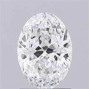 Picture of Natural Diamond 1.30 Carats, Oval with  Cut, D Color, SI2 Clarity and Certified by GIA