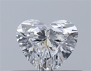 Picture of Natural Diamond 0.31 Carats, Heart with  Cut, D Color, VVS1 Clarity and Certified by GIA