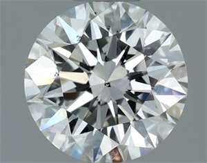 Foto Diamante Natural 0.70 quilates, Redondo , Color H, claridad SI1 y certificado IGI de