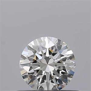 Picture of Natural Diamond 0.41 Carats, Round with Excellent Cut, F Color, IF Clarity and Certified by GIA