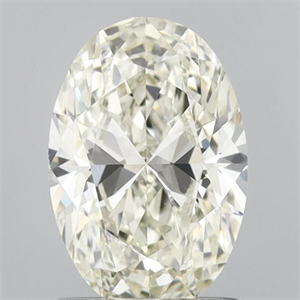 Foto Diamante Natural 1.51 quilates, Ovalado , Color M, claridad VS2 y certificado GIA de