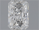 Natural Diamond 0.60 Carats, Radiant with  Cut, E Color, SI2 Clarity and Certified by GIA