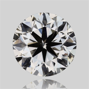 Picture of Natural Diamond 0.47 Carats, Round with Very Good Cut, K Color, SI2 Clarity and Certified by GIA