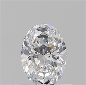 Picture of Natural Diamond 0.51 Carats, Oval with  Cut, D Color, VS1 Clarity and Certified by GIA