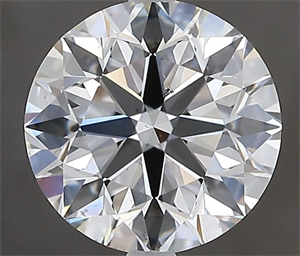 Picture of Natural Diamond 2.20 Carats, Round with Excellent Cut, I Color, VS2 Clarity and Certified by GIA