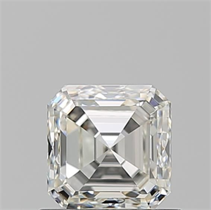 Foto Diamante Natural 0.90 quilates, Asscher , Color J, claridad VS1 y certificado GIA de