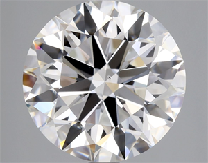 Foto Diamante Natural 4.01 quilates, Redondo , Color F, claridad SI1 y certificado GIA de