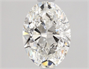 Natural Diamond 1.01 Carats, Oval with  Cut, G Color, VVS1 Clarity and Certified by GIA