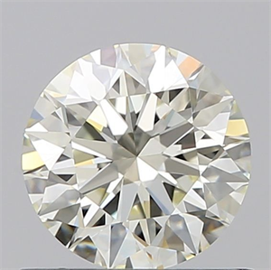 Picture of Natural Diamond 0.72 Carats, Round with Excellent Cut, L Color, VVS1 Clarity and Certified by GIA