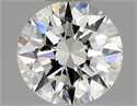 Natural Diamond 0.50 Carats, Round with Excellent Cut, H Color, VS1 Clarity and Certified by GIA
