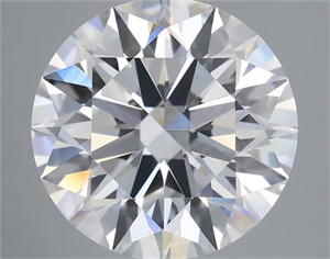 Picture of Lab Grown Diamond 5.09 Carats, Round with Ideal Cut, E Color, VVS2 Clarity and Certified by IGI