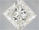 Natural Diamond 0.70 Carats, Princess with  Cut, G Color, VS2 Clarity and Certified by IGI