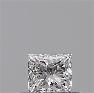 Foto Diamante Natural 0.24 quilates, Princesa , Color E, claridad VVS1 y certificado GIA de