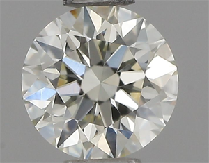 Picture of Natural Diamond 0.40 Carats, Round with Very Good Cut, J Color, VVS2 Clarity and Certified by IGI