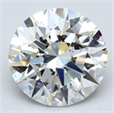 Natural Diamond 3.01 Carats, Round with Excellent Cut, G Color, SI1 Clarity and Certified by GIA