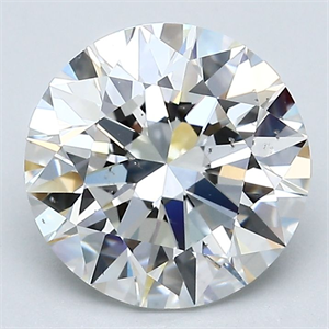 Picture of Natural Diamond 3.01 Carats, Round with Excellent Cut, G Color, SI1 Clarity and Certified by GIA