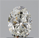 Natural Diamond 0.70 Carats, Oval with  Cut, I Color, VVS2 Clarity and Certified by GIA
