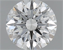 Diamante Natural 0.52 quilates, Redondo , Color H, claridad VVS2 y certificado GIA