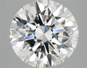 Picture of Lab Grown Diamond 3.91 Carats, Round with Ideal Cut, F Color, VS2 Clarity and Certified by IGI
