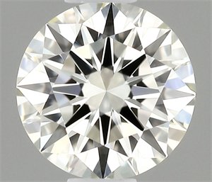 Picture of Natural Diamond 0.41 Carats, Round with Excellent Cut, I Color, VVS2 Clarity and Certified by IGI