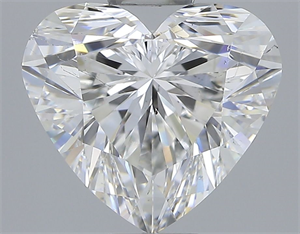 Picture of Natural Diamond 2.02 Carats, Heart with  Cut, F Color, SI1 Clarity and Certified by GIA