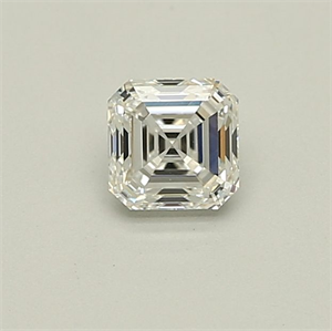 Picture of Natural Diamond 0.50 Carats, Asscher with  Cut, F Color, VS1 Clarity and Certified by GIA