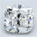 Diamante Natural 4.12 quilates, Del cojín , Color E, claridad VS1 y certificado GIA
