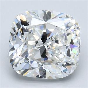 Foto Diamante Natural 4.12 quilates, Del cojín , Color E, claridad VS1 y certificado GIA de