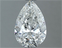 Natural Diamond 1.00 Carats, Pear with  Cut, G Color, SI1 Clarity and Certified by GIA