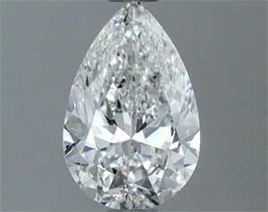 Picture of Natural Diamond 1.00 Carats, Pear with  Cut, G Color, SI1 Clarity and Certified by GIA