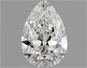 Diamante Natural 0.46 quilates, De pera , Color F, claridad VS2 y certificado GIA